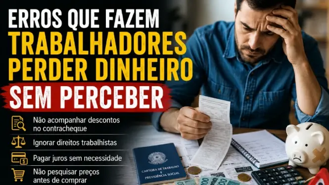 Muitas pessoas estão perdendo dinheiro sem perceber por causa de erros simples do dia a dia