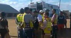 Grave acidente - Motoqueiro bate de frente a caminhão em Limoeiro Grave acidente - Motoqueiro bate de frente a caminhão em Limoeiro